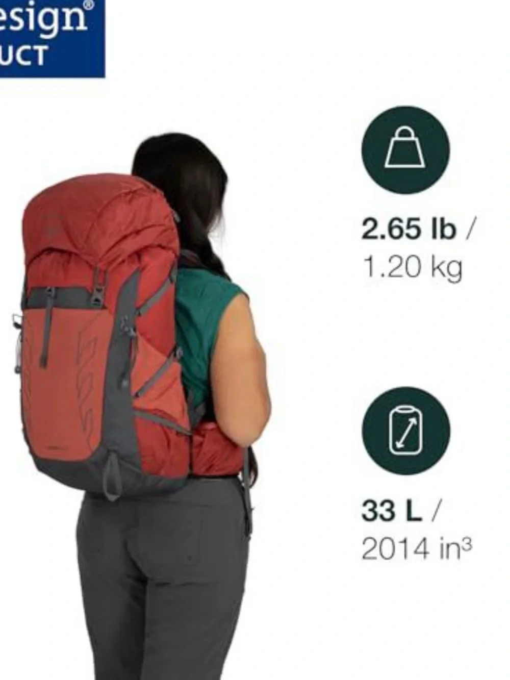 Osprey Tempest 33L Day Pack-Women's backpack nwt hiking camping backpacking